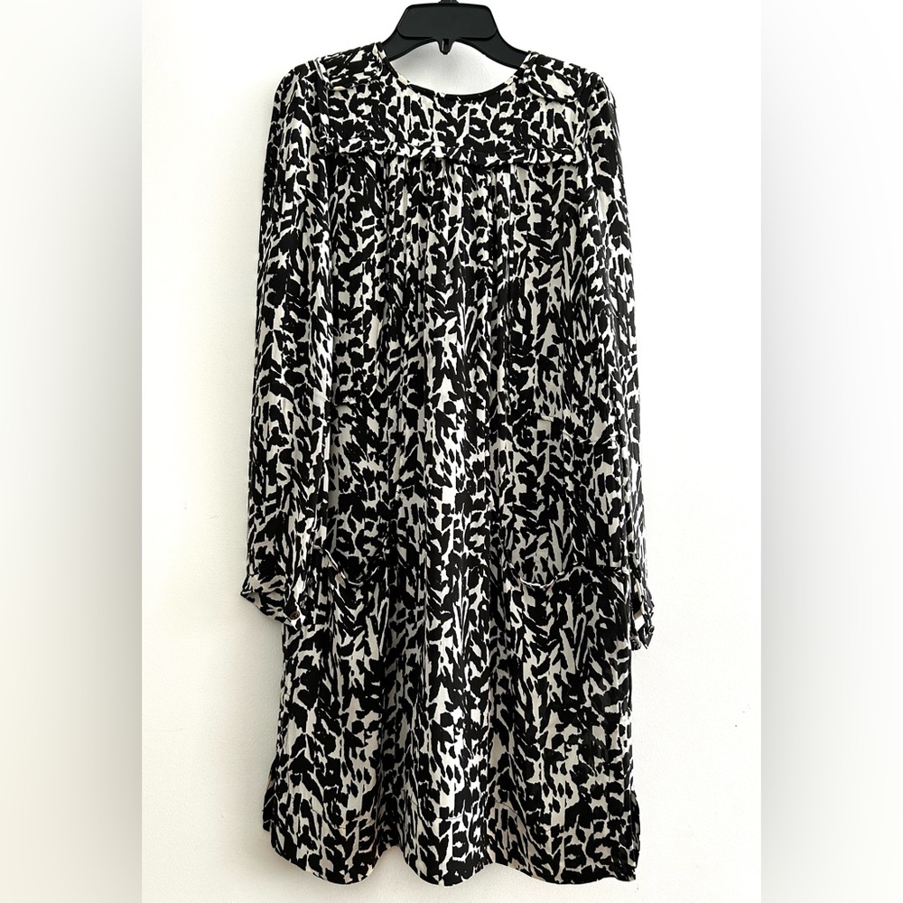 $925 Isabel Marant MAYBE CHARMEUSE LEOPARD DRESS FR 34 US XS (0-2)